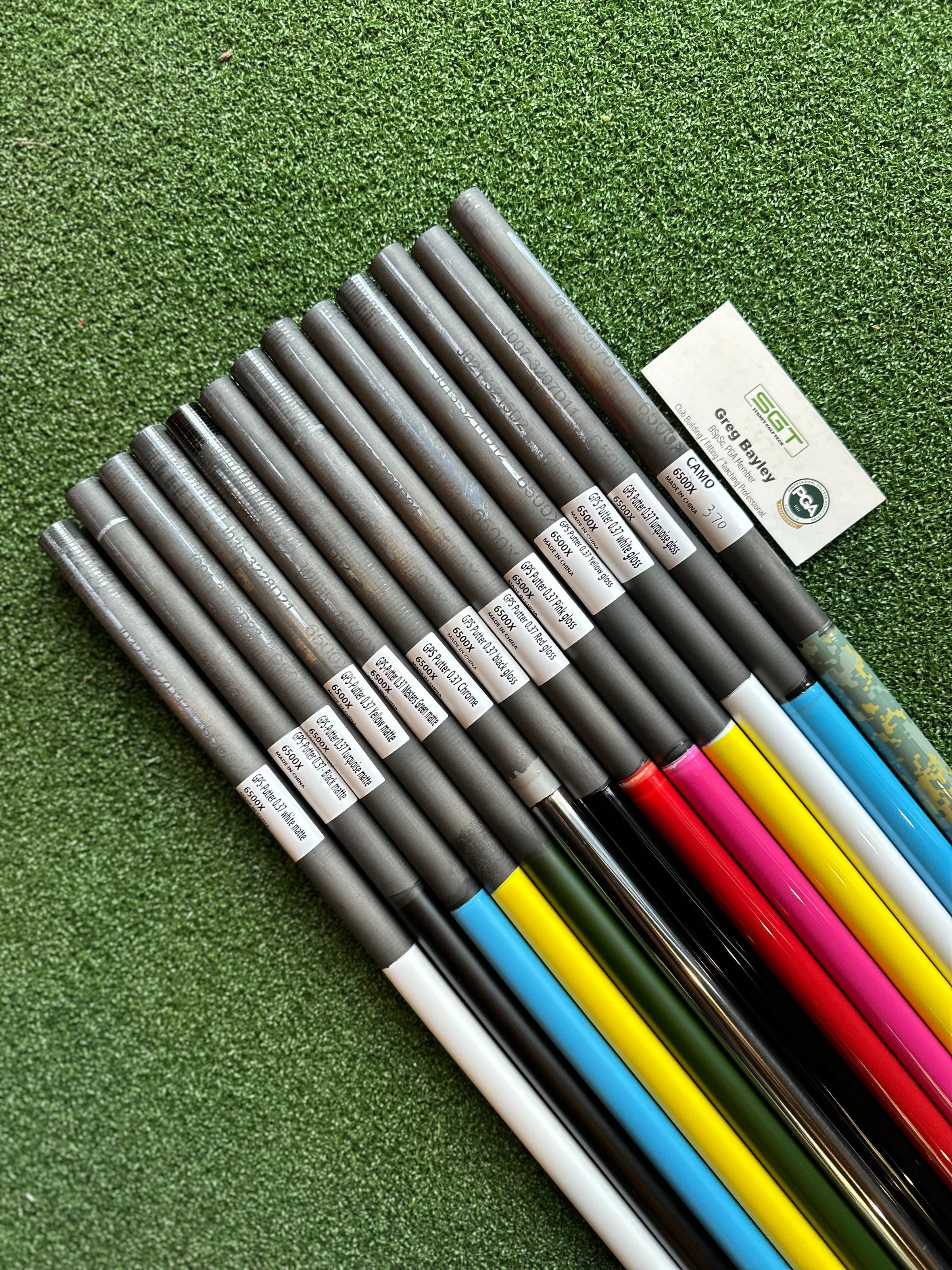 Manche De Putter KBS GPS 120 – Conique 0.355'' Jaune Mat (Graphite, Neuf Modèle 2024)
